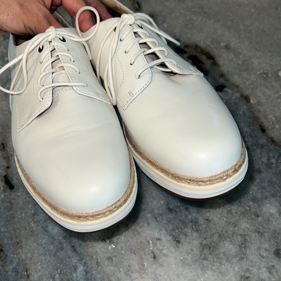 Clark Artisan Rhea Platform Oxford, Rare White size 10 - Picture 3 of 7